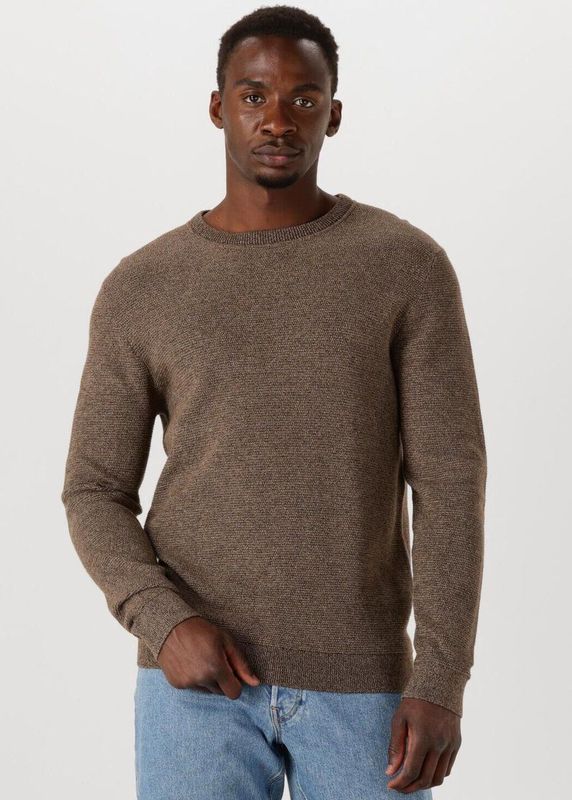 Selected - Ross - Gebreide Trui - 100% Biologisch Katoen - Ronde Hals - Lange Mouwen