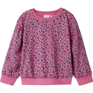 Name It - NMFNULA LS NREG SWEAT - Sweatshirt - Pink Power - Lange Mouwen