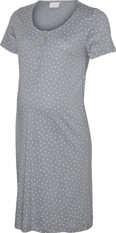 Nachthemd - 2-in-1 - Geschikt voor Zwangerschap en Borstvoeding - Met Knoop- of Ritssluiting