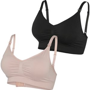 2-in-1 - BH - Zacht - Naadloos - 2-Pack - Verstelbare Bandjes