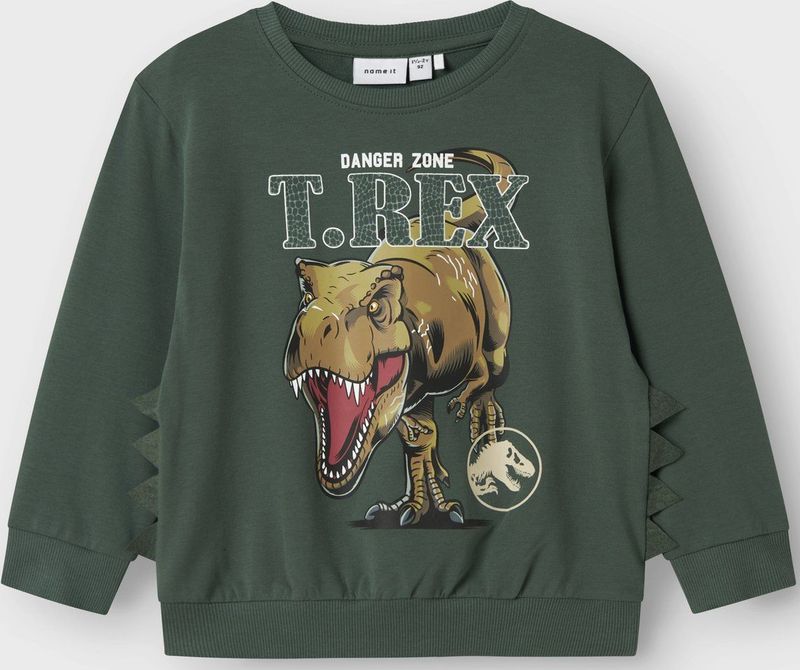 Jurassic World - Sweatshirt - Zwart - Ongeborstelde Sweatstof - Lange Mouwen