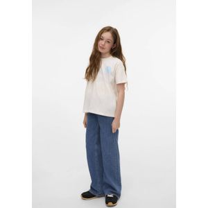 Vero Moda Girl T-Shirt - VmFotostatisch - Snow White/Ballon - Vero Moda Girl - 6 jaar (116) - T-Shirts