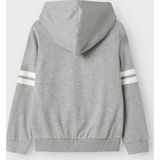 NAME IT - NKFJIXaba - Sweatshirt - Geel / Grijs Gemêleerd / Knalrood / Wit