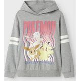 NAME IT - NKFJIXaba - Sweatshirt - Geel / Grijs Gemêleerd / Knalrood / Wit