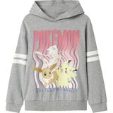 NAME IT - NKFJIXaba - Sweatshirt - Geel / Grijs Gemêleerd / Knalrood / Wit