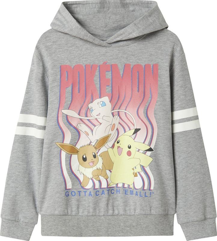 NAME IT - NKFJIXaba - Sweatshirt - Geel / Grijs Gemêleerd / Knalrood / Wit