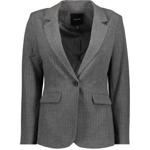 Vero Moda - Vmjojo Ls Short Slim Blazer - Grijs - Dames
