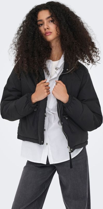 JDY - JDYFREY FLOTTE SHORT JACKET OTW YFM NOOS - Gewatteerde Jas - Zwart