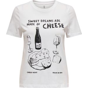 Onlpenny Life Reg S/S Food Top Box JRS, wit (bright white), XS