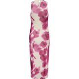 Only - Midi-Jurk - Allover Print - Ronde Hals - Zonder Mouwen