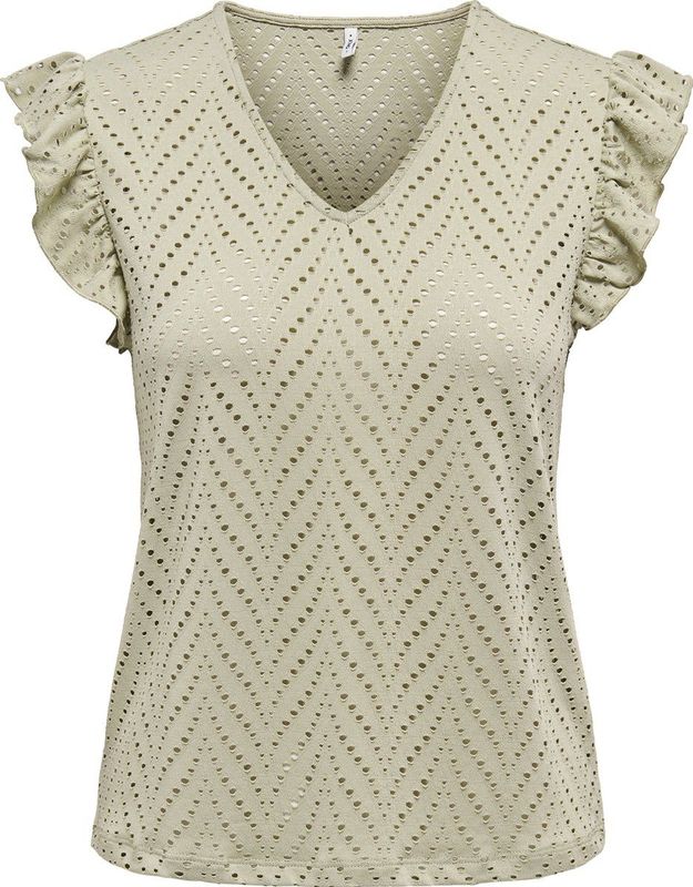 Only - Top - Ronde Hals - Normale Pasvorm - Zonder Mouwen