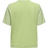 Only - ONLNEWFLORA S/S ART O-NECK TOP BOX JRS - T-shirt - Winter Pear - Korte Mouwen