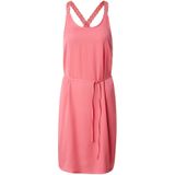 Jerseyjurken - Effen - Ronde Hals - Gevoerde Zoom/Rand - Kant