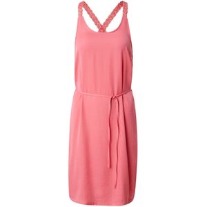 Jerseyjurken - Effen - Ronde Hals - Gevoerde Zoom/Rand - Kant