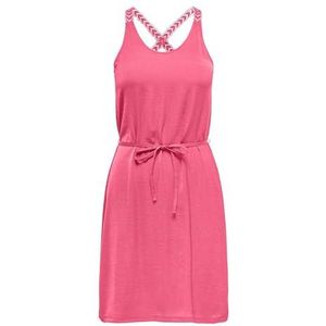 ONLY - ONLTILDE - Jurk - Pitaja Roze - Mouwloos - Knielengte