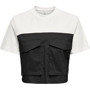 Only - T-shirt - Wit - Katoen