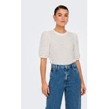 ONLY Kurzarmshirt ONLELISA S/S O-NECK TOP BOX JRS