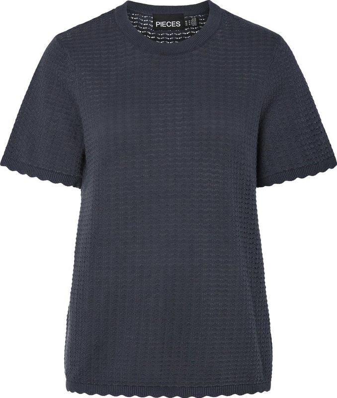 Pcscout - Gebreide Top - Ronde Hals - Korte Mouwen