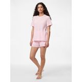 Gebreide Top - Zacht - Ronde Hals - Korte Mouwen - Geribde Manchetten