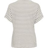 ONLY - ONLIBEN S/S MOSTER V-NECK GLITTER TOPJRS - Blouse - Wit