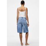 Denim Short - Blauw - Katoen - Relaxed Fit
