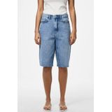 Denim Short - Blauw - Katoen - Relaxed Fit