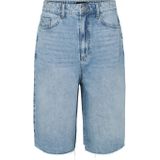 Denim Short - Blauw - Katoen - Relaxed Fit