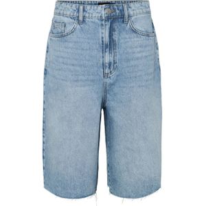 Denim Short - Blauw - Katoen - Relaxed Fit