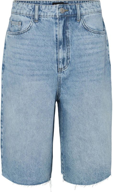 Denim Short - Blauw - Katoen - Relaxed Fit