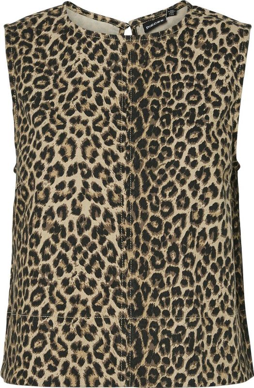 Pieces - Pcsalume Sl - Top - Wit - Dames