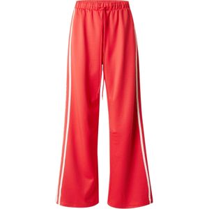PIECES wide leg regular waist broek rood