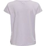 Only Play - Aubree - T-shirt - Paars-Multicolour - Korte Mouwen - Loose Fit