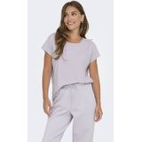 Only Play - Aubree - T-shirt - Paars-Multicolour - Korte Mouwen - Loose Fit
