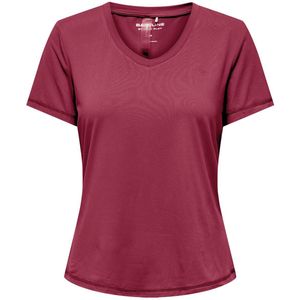 ONLY PLAY - ONPFONT LIFE - Sportshirt - Donkerrood