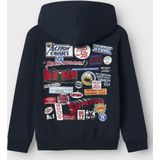 NAME IT Jongens Nkmjan Superman Nreg Sweat Wh Unb Wab, navy blazer, 122-128