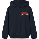 NAME IT Jongens Nkmjan Superman Nreg Sweat Wh Unb Wab, navy blazer, 122-128