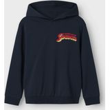 NAME IT Jongens Nkmjan Superman Nreg Sweat Wh Unb Wab, navy blazer, 122-128