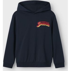 NAME IT Jongens Nkmjan Superman Nreg Sweat Wh Unb Wab, navy blazer, 122-128