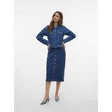 Rok - Trendy - Knoopsluiting - Mid Waist - Voorzakken