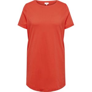 ONLY CARMAKOMA - Jerseyjurk - O-hals - Korte Mouwen - Katoen - Curve