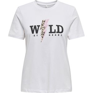 Onlhenny Life Reg S/S Top Box JRS, wit (bright white), XL