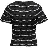 Only - T-shirt - Forever Blue/Cloud Dancer - 65% Gerecycled Katoen