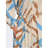 ONLY CARMAKOMA - Midi-jurk - V-Hals - 3/4 Mouwen - Regular Fit