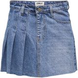 Spijkerrok - Blauw - Katoen - Mid Waist - Achterzakken en Voorzakken