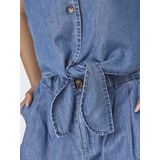 Only - ONLBEA 15344181 - Blouse - Medium Blue Denim - Korte Mouwen