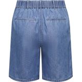 Only - ONLBEA HW LONG - Bermuda - Medium Blue Denim - Regular Fit