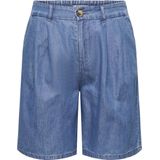 Only - ONLBEA HW LONG - Bermuda - Medium Blue Denim - Regular Fit