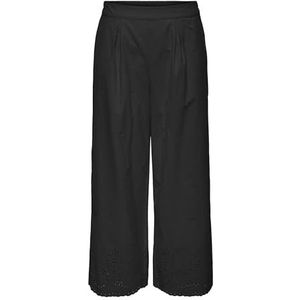 Bandplooibroek - ROXANNE - Effen - Lang/maxi - Loosefit - Mid Waist