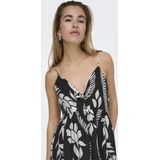 ONLY - Onlcatja Tencel S/L Detail Long Dress - Nachtkleding - Zwart