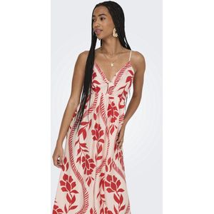 Onlcatja - Lange Jurk - Geweven Stoffen - V-Hals - Mouwloos - Regular Fit